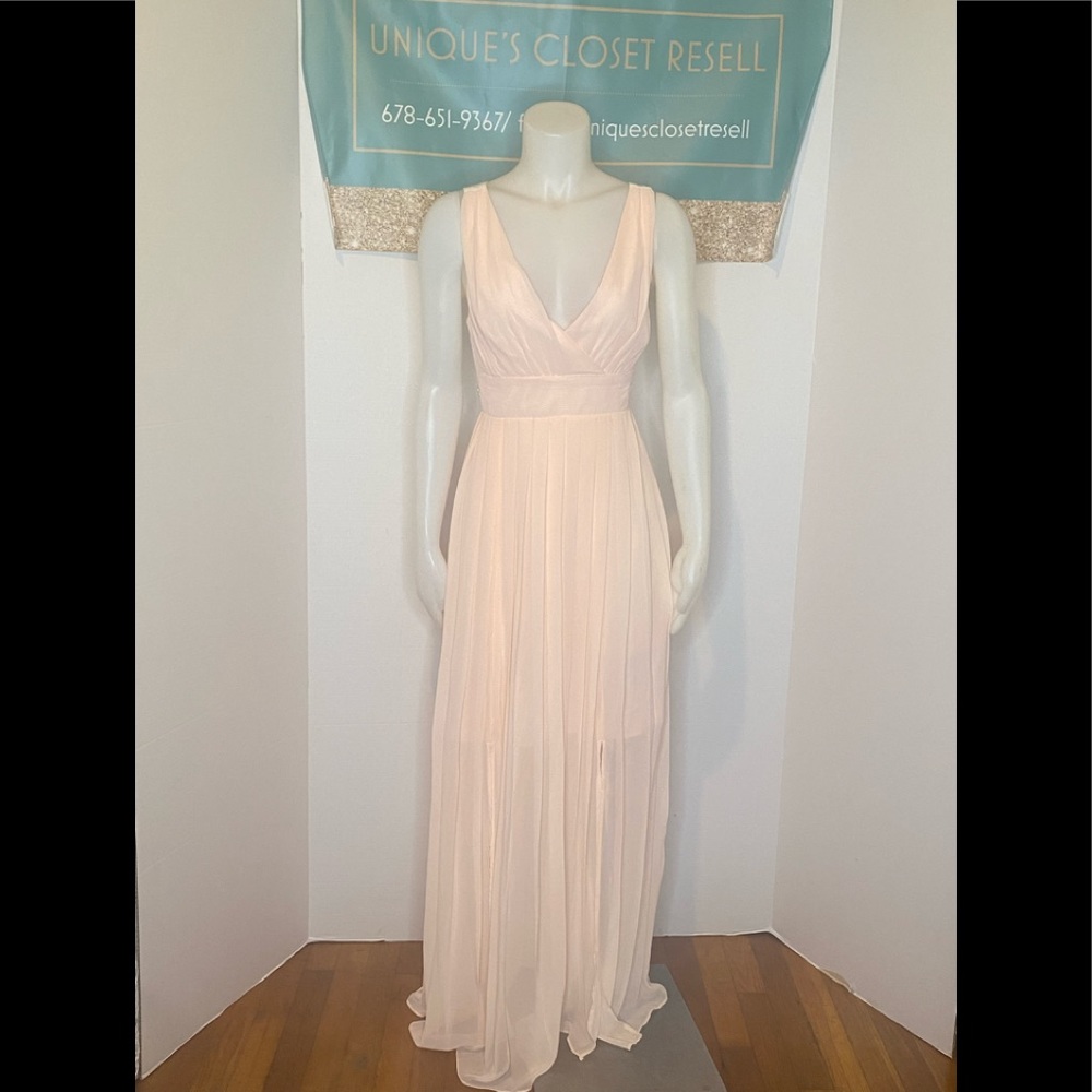 BCBGeneration Ivory and peach dress size 12